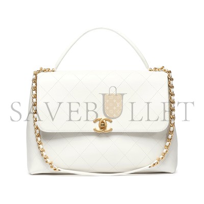 CHANEL MAXI FLAP BAG WITH TOP HANDLE AS5543 (37*26*10cm)