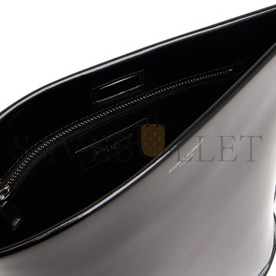 YSL SUZANNE RIGID SHOULDER BAG IN BRUSHED LEATHER 734320AABST1000 (28*29*10cm)