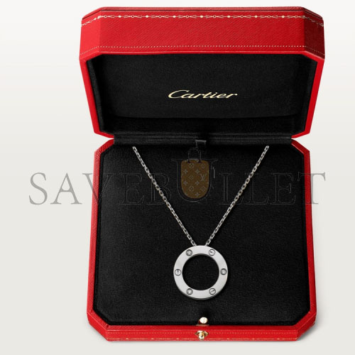 CARTIER  LOVE NECKLACE, 3 DIAMONDS B7014600