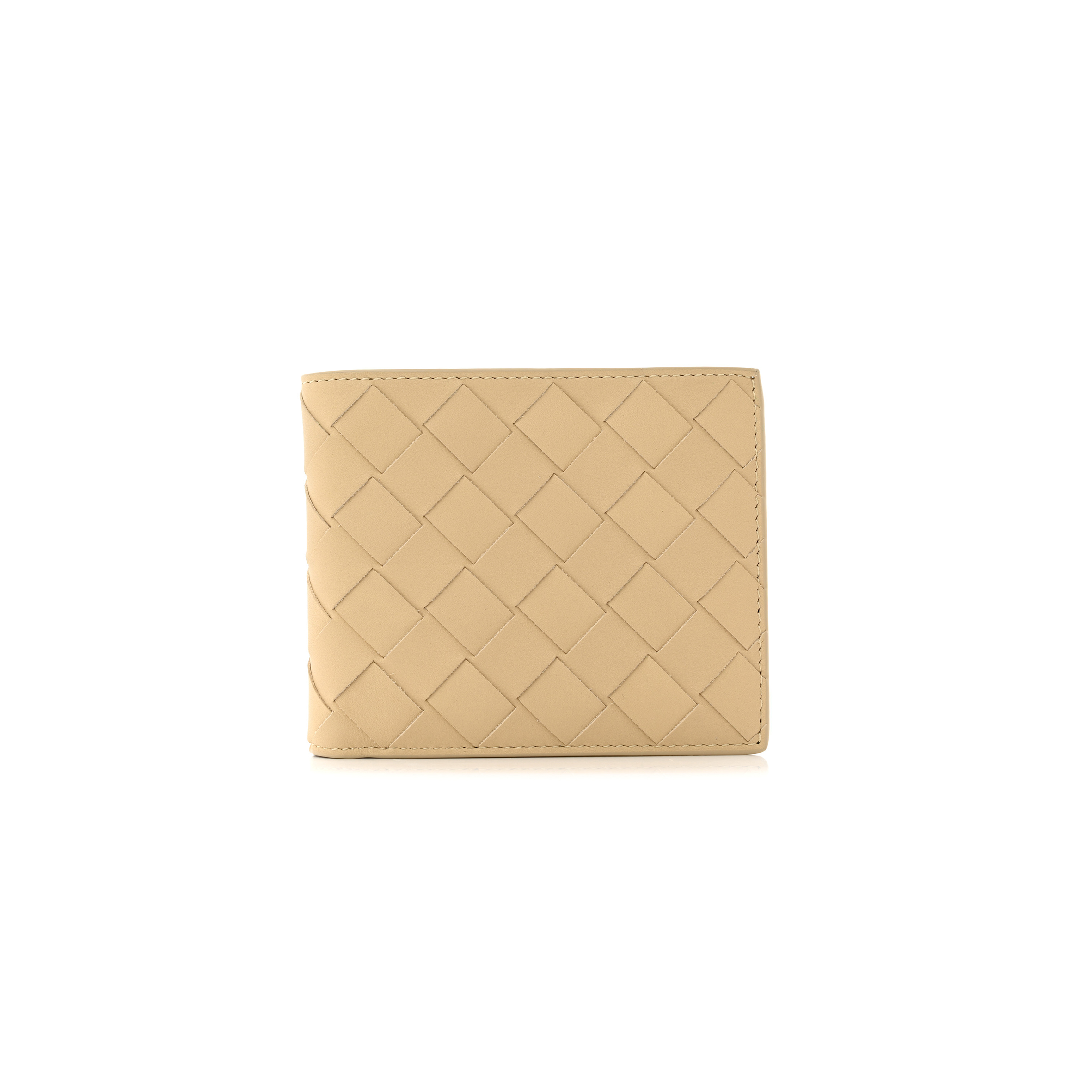 BOTTEGA VENETA NAPPA MAXI INTRECCIATO BI FOLD WALLET PORRIDGE (11*10*2cm) BOTTEGA VENETA NAPPA MAXI INTRECCIATO BI FOLD WALLET PORRIDGE (11*10*2cm)