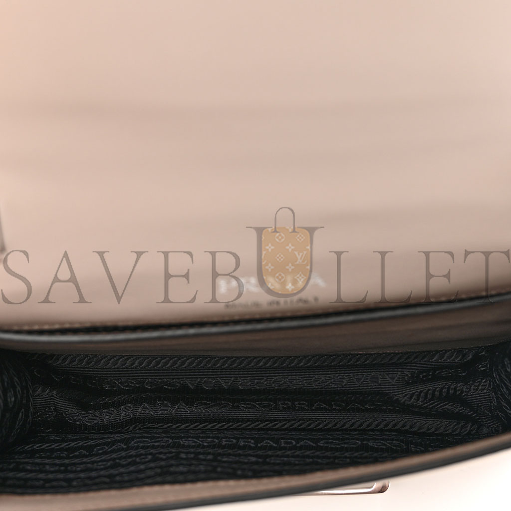 PRADA CITY CALF RIBBON BAG POMICE (19*13*5cm) PRADA CITY CALF RIBBON BAG POMICE (19*13*5cm)