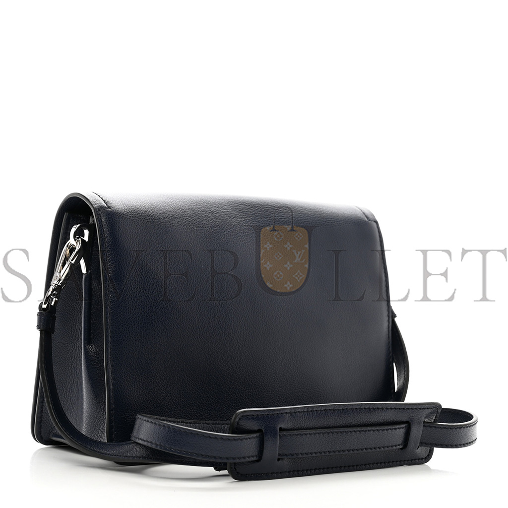 PRADA GLACE CALF SHOULDER BAG BALTICO (23*17*9cm) PRADA GLACE CALF SHOULDER BAG BALTICO (23*17*9cm)