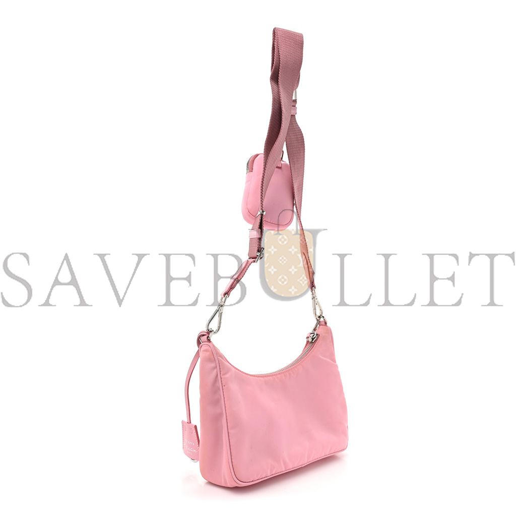 PRADA NYLON RE-EDITION 2005 SHOULDER BAG ROSA (22*17*6m) PRADA NYLON RE-EDITION 2005 SHOULDER BAG ROSA (22*17*6m)