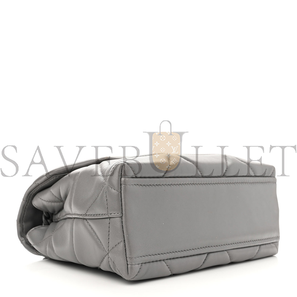 PRADA NAPPA STITCHED SMALL SPECTRUM BAG MARMO (22*16*9cm) PRADA NAPPA STITCHED SMALL SPECTRUM BAG MARMO (22*16*9cm)