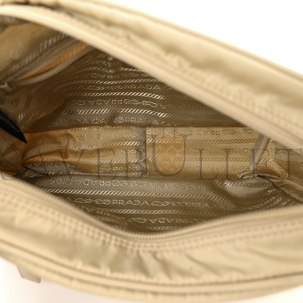 PRADA NYLON RE-EDITION SHOULDER BAG DESERTO (23*15*6cm) PRADA NYLON RE-EDITION SHOULDER BAG DESERTO (23*15*6cm)