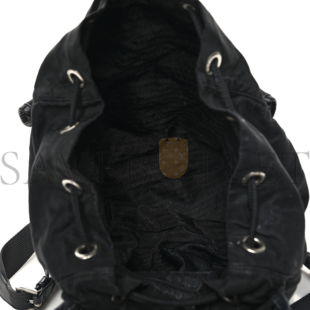 PRADA NYLON VELA MEDIUM BACKPACK BLACK (30*29*15cm) PRADA NYLON VELA MEDIUM BACKPACK BLACK (30*29*15cm)