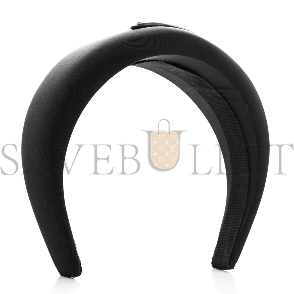 PRADA NYLON RE-NYLON HEADBAND BLACK PRADA NYLON RE-NYLON HEADBAND BLACK
