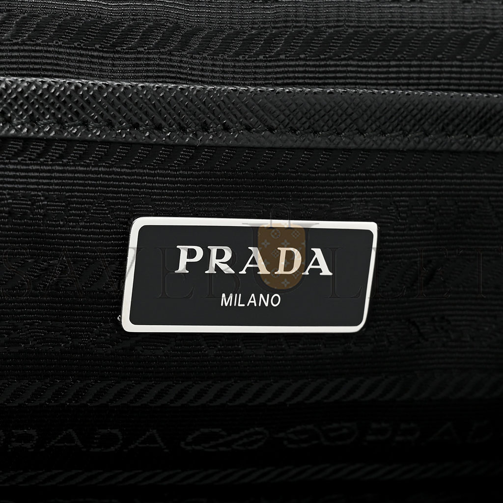 PRADA RE-NYLON TESSUTO SAFFIANO MEDIUM BACKPACK BLACK (29*28*15cm) PRADA RE-NYLON TESSUTO SAFFIANO MEDIUM BACKPACK BLACK (29*28*15cm)