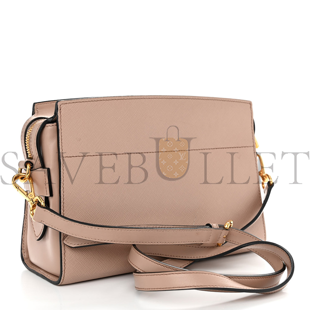 PRADA SAFFIANO CITY CALFSKIN ESPLANADE CROSSBODY BAG CIPRIA (24*17*9cm) PRADA SAFFIANO CITY CALFSKIN ESPLANADE CROSSBODY BAG CIPRIA (24*17*9cm)