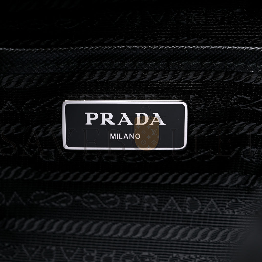 PRADA RE-NYLON TESSUTO SAFFIANO MEDIUM BACKPACK BLACK (30*30*15cm) PRADA RE-NYLON TESSUTO SAFFIANO MEDIUM BACKPACK BLACK (30*30*15cm)
