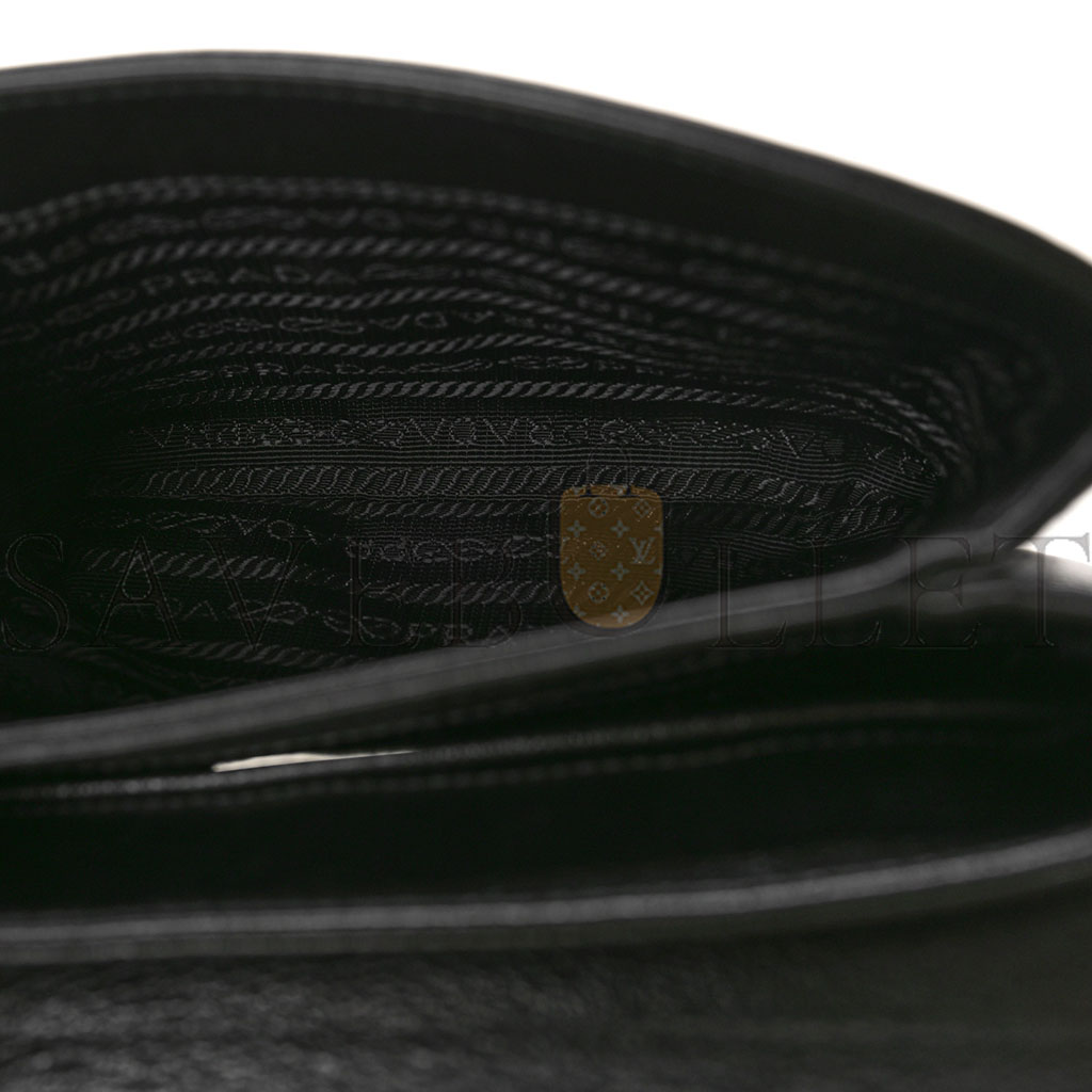 PRADA SAFFIANO CHAIN SHOULDER BAG BLACK (20*13*4cm) PRADA SAFFIANO CHAIN SHOULDER BAG BLACK (20*13*4cm)