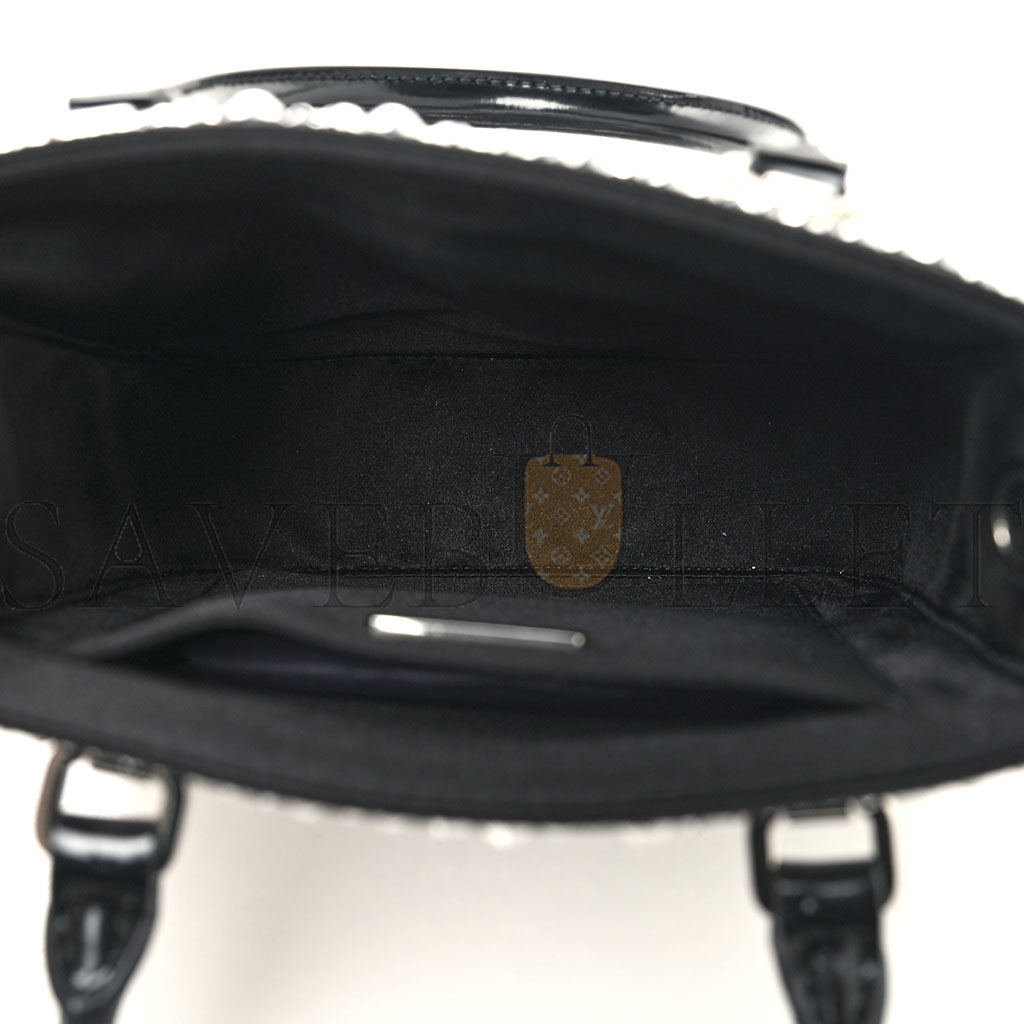 PRADA SATIN CRYSTAL SMALL TOTE BAG METAL (18*15*2cm) PRADA SATIN CRYSTAL SMALL TOTE BAG METAL (18*15*2cm)