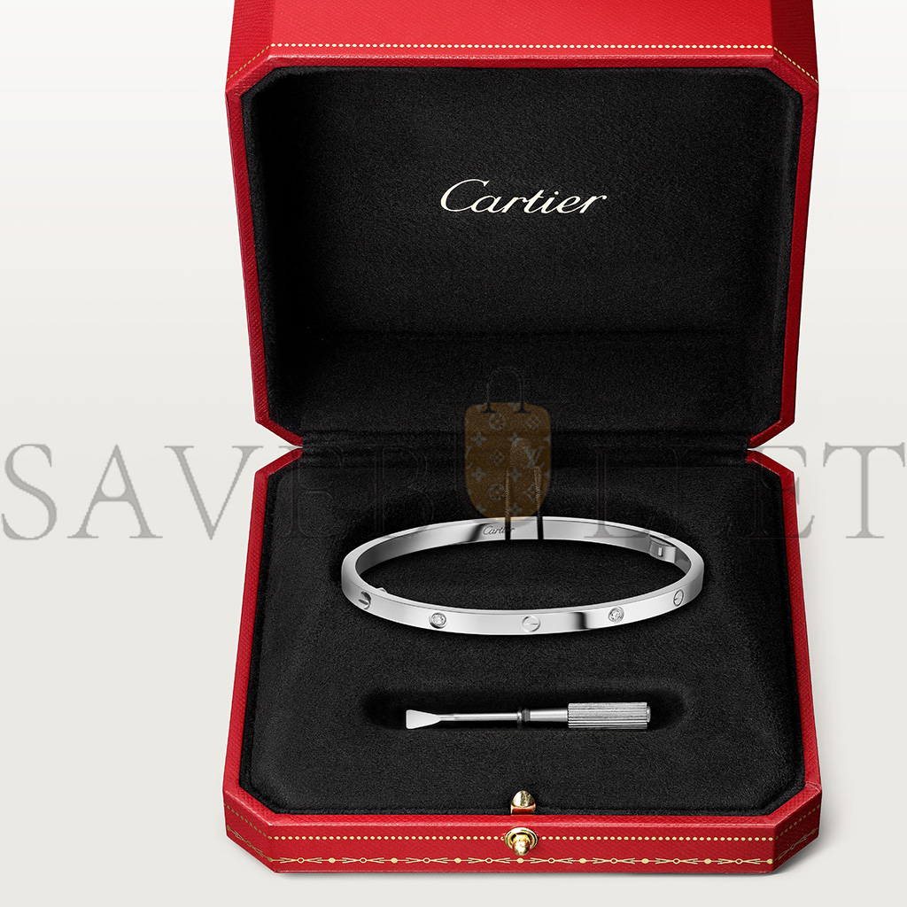 CARTIER  LOVE BRACELET, SMALL MODEL, 6 DIAMONDS B6047717