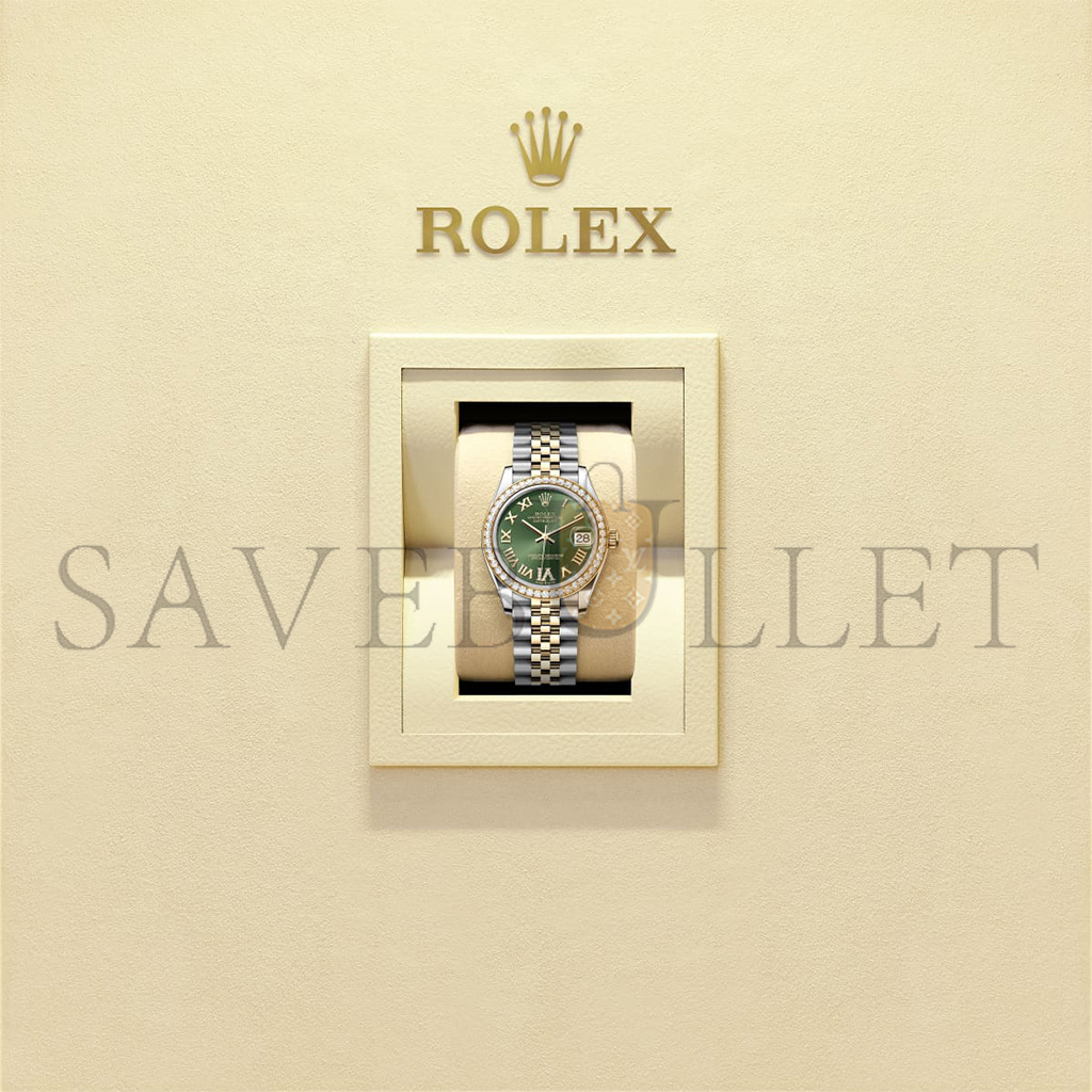 ROLEX DATEJUST 31 OYSTER, 31 MM, OYSTERSTEEL, YELLOW GOLD AND DIAMONDS WATCH 278383RBR