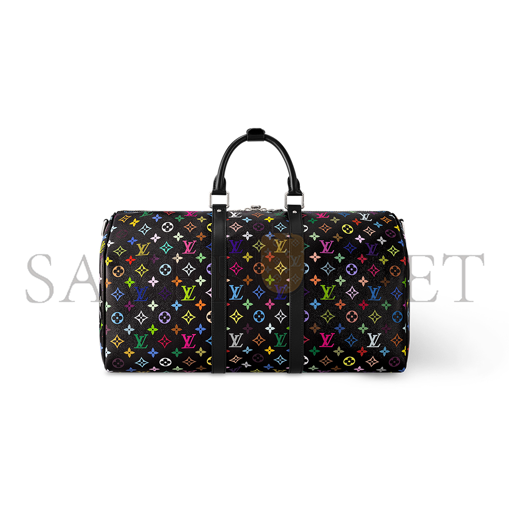 LOUIS VUITTON MURAKAMI LV X TM KEEPALL BANDOULIÈRE 50 M13745 (50*29*23cm) LOUIS VUITTON MURAKAMI LV X TM KEEPALL BANDOULIÈRE 50 M13745 (50*29*23cm)