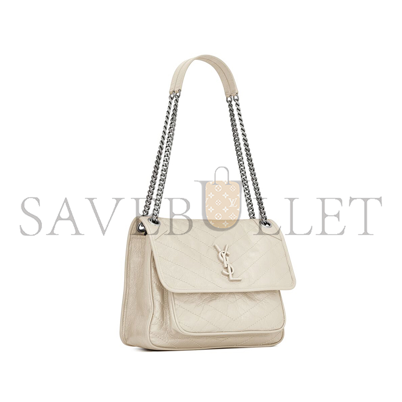 YSL NIKI MEDIUM IN VINTAGE LEATHER 6331580EN049207 (28*20*8.5cm)
