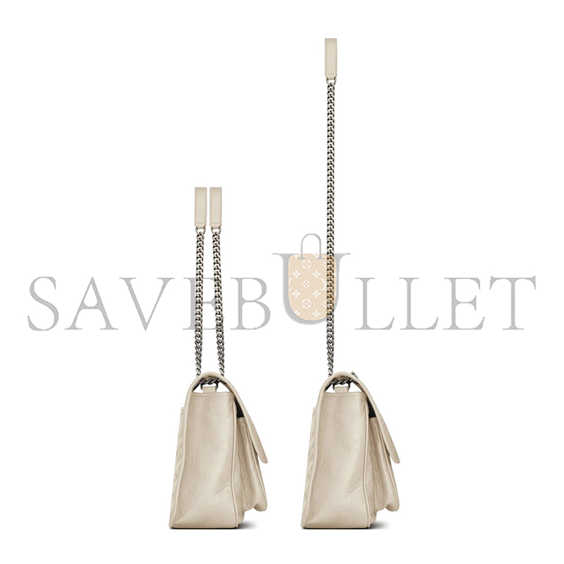 YSL NIKI MEDIUM IN VINTAGE LEATHER 6331580EN049207 (28*20*8.5cm)