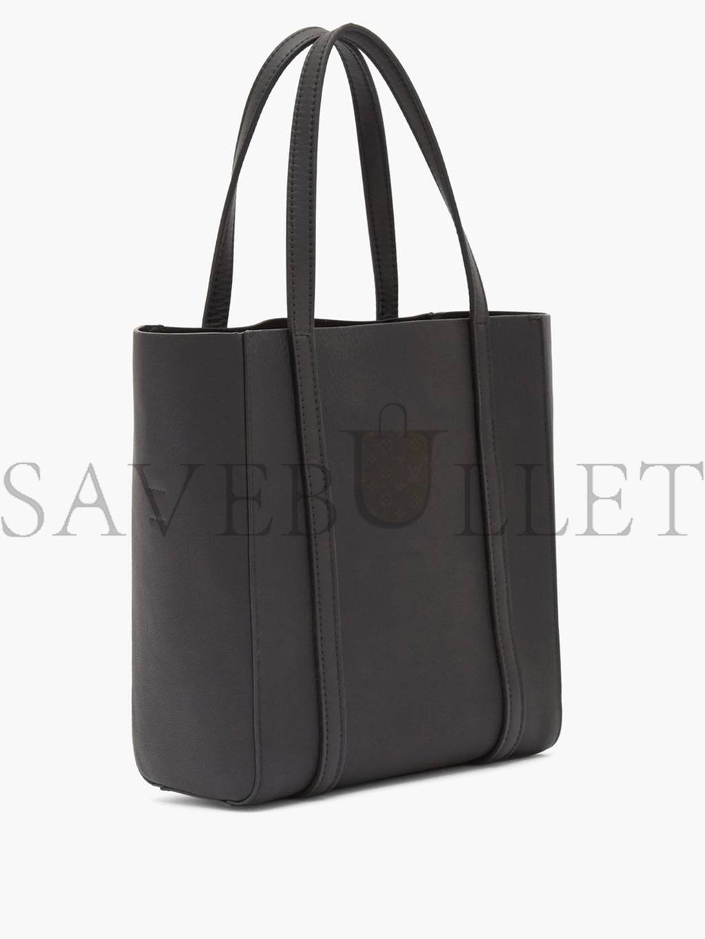 BALENCIAGA BLACK EVERYDAY LEATHER TOTE BAG MATCHESFASHION US (24.1*21.5*7.6cm)