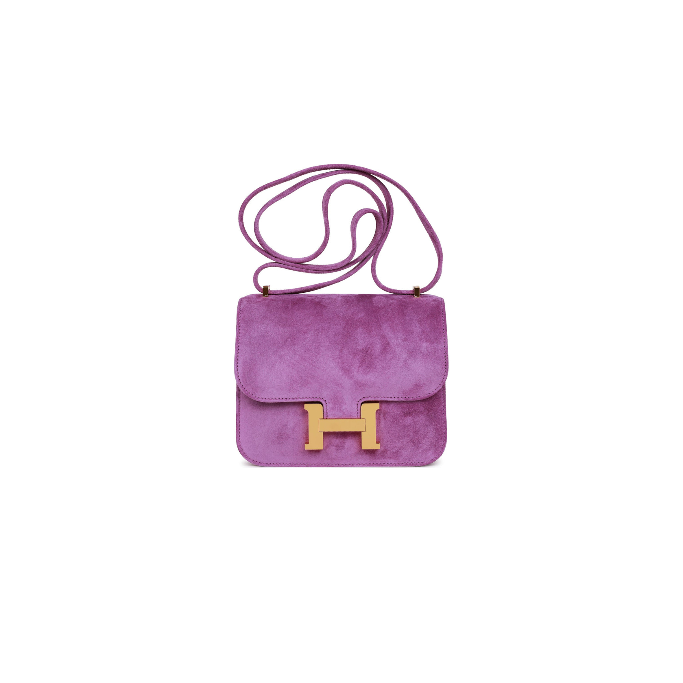 HERMES CONSTANCE 18 VIOLET DOBLIS GOLD HARDWARE 39793238179934 (18cm)