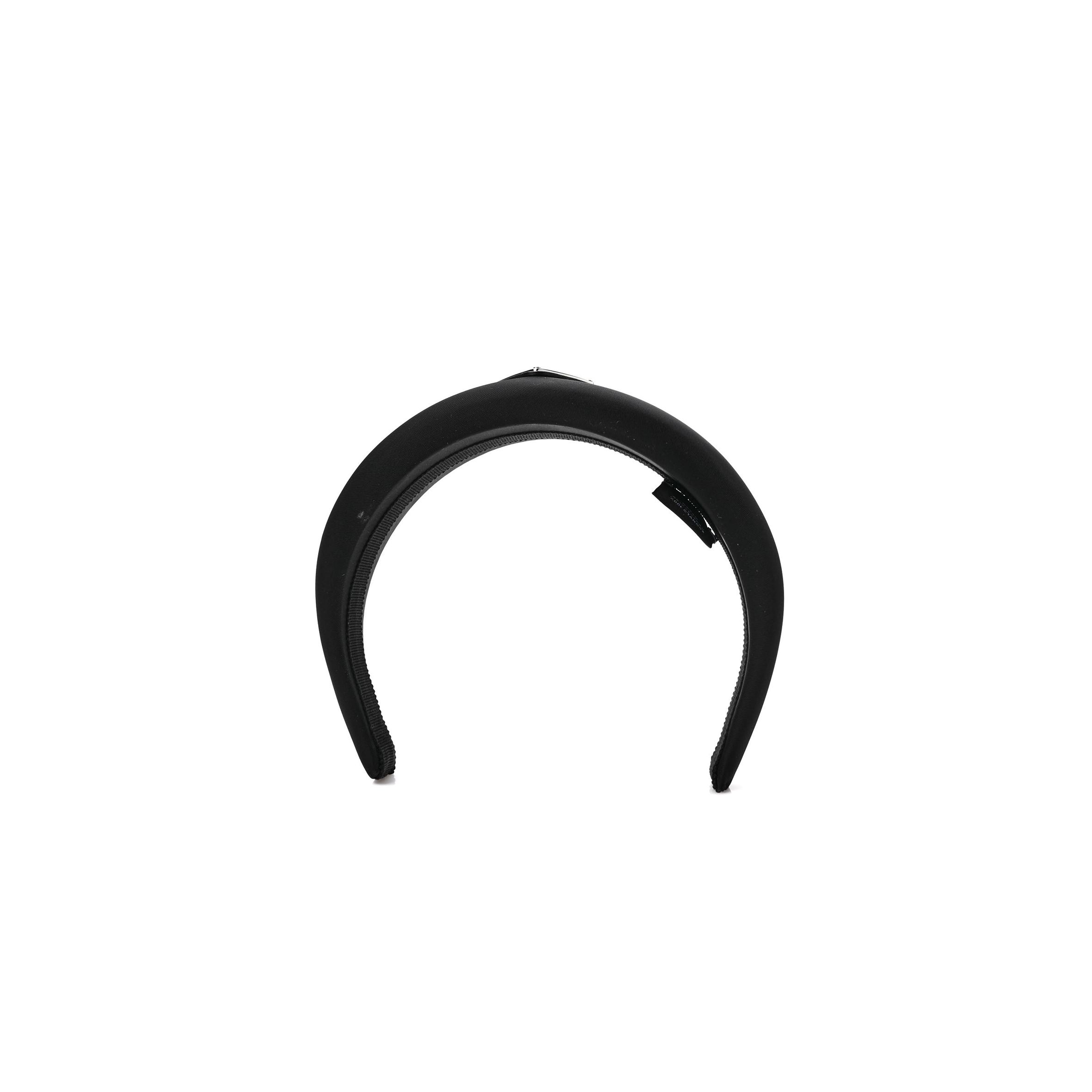 PRADA NYLON RE-NYLON HEADBAND BLACK PRADA NYLON RE-NYLON HEADBAND BLACK