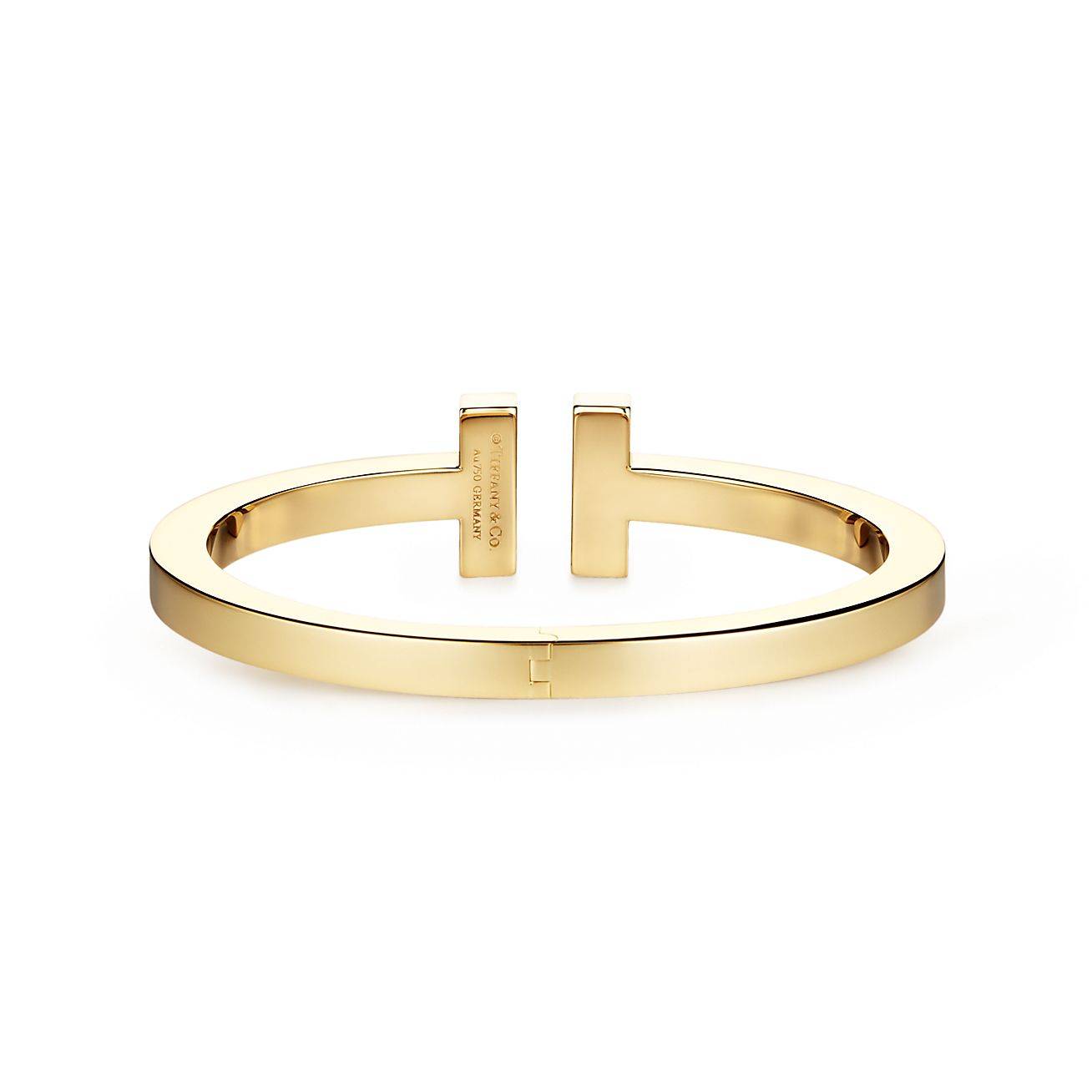 TIFFANY T SQUARE BRACELET IN 18K GOLD